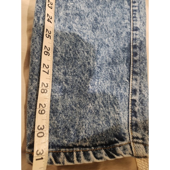 Vintage‎ 80s 90s Sasson Acid Wash High Waist Tapered Leg Jeans Womens Size 27x31 - Picture 11 of 13